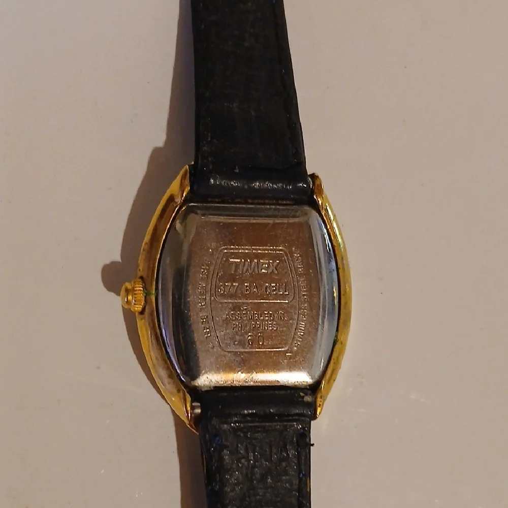 Timex Gold and Black Women's Watch
